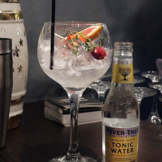 Glass Of Gin With Tonic Water
